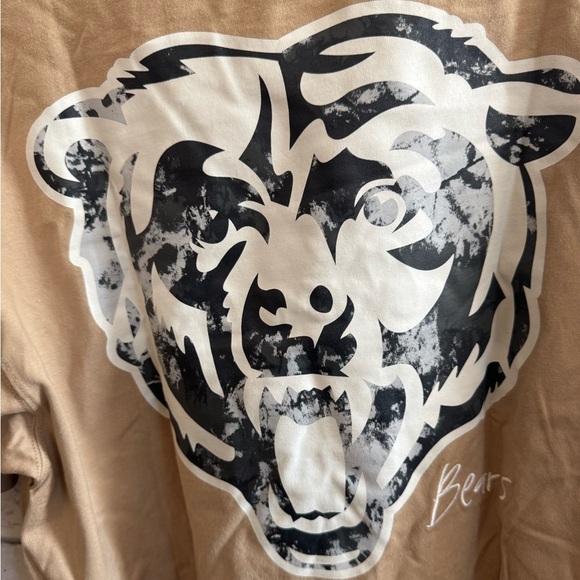 NWT! Men’s Nike NFL Chicago Bears tan short sleeve graphic shirt 3XL $65 - Picture 2 of 8